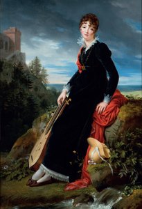 Portret van gravin Katarzyna Joanna Gabrielle Starzenska (1782-1862). door François Gérard