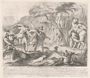 De Seconda Macchina voor de Chinea van 1743: De Koninklijke Jacht door François Hutin