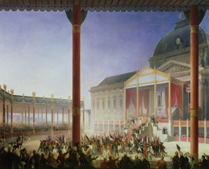 Vergadering van het Champ de Mai door François Joseph Heim