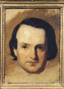 Studie voor een portret van Victor Hugo (1802-85) c.1836