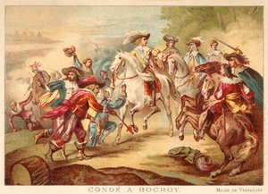De Grote Condé bij de Slag bij Rocroi, 1643