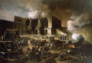 De verdediging van het kasteel van Burgos in oktober 1812