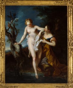 De Badende door François Le Moyne