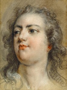 Hoofd van koning Lodewijk XV