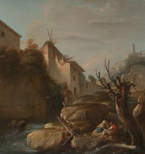 Appenijns Landschap, ca. 1730 door François Lemoyne