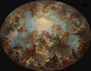Verheerlijking van Maria door François Lemoyne