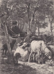 De herder, uit Le Magasin Pittoresque, ca. 1852