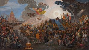 Allegorie van de terugkeer van de as van Napoleon door François Trichot