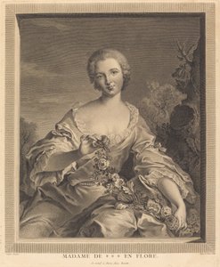 Mevr. XXX als Flora