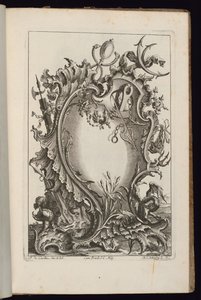 Cartouche met Mercuriusstaf, Livre de Cartouches Irréguliers (Boek van Onregelmatige Cartouches)