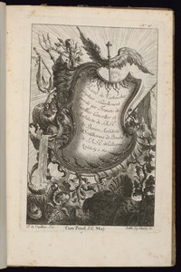 Cartouche met Mercuriusstaf, Livre de Cartouches Irréguliers (Boek van onregelmatige cartouches)