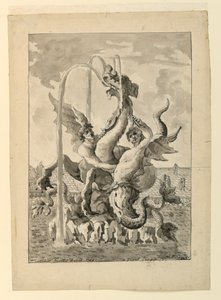 Ontwerp voor het Grand Trianon in Versailles door François de Cuvilliés the Elder