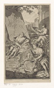 Allegorie op de meetkunde door François van Bleyswijck