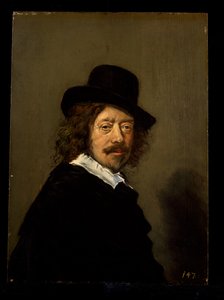 Portret van de kunstenaar, c.1650 door Frans (after) Hals