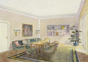 1930s interieurs: Ontvangstruimte