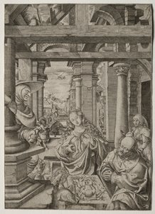 Aanbidding van de herder, ca. 1522-1525