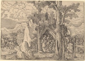 Sint Jan de Doper predikend