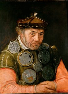 Portret van een gildeofficier