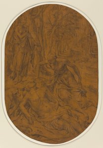 Diana en Endymion door Frans Floris I