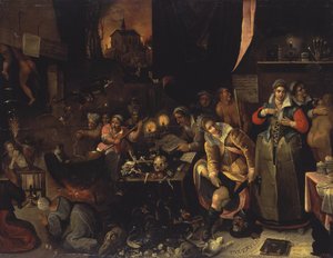 De heksenkeuken, 1606