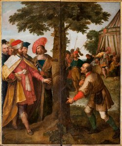 Het wonder van de omgehakte boom. Het wonder van Sint Gummarus, 1627.