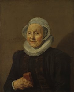 Een oude dame door Frans Hals