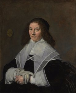 Dutch: Portret van Dorothea Berck (1593-1684) Portrait of Dorothea Berck door Frans Hals