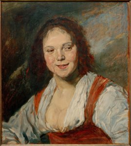 Kopie van de Bohemienne van Frans Hals door Frans Hals