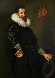 Paulus van Beresteyn (1588-1636) ca. 1619-20 door Frans Hals