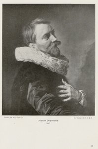 Portret van Aernout Druyvesteyn (naar zijn burgerwachtportret) door Frans Hals
