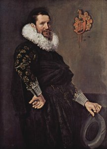 Portrait of Paulus van Beresteyn (1588-1636) door Frans Hals