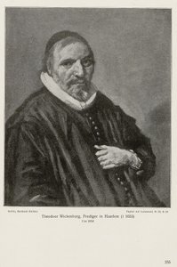 Portrait of Theodorus Wikenburg door Frans Hals