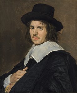 Portret van een man door Frans Hals