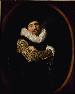 Portret van een man door Frans Hals