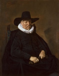 Portret van een oudere man, traditioneel Heer Bodolphe genoemd door Frans Hals