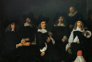 Regenten van het oude mannenhuis van Haarlem door Frans Hals