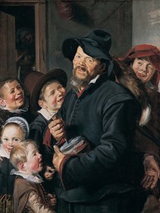 De Rommel-Pot Speler door Frans Hals
