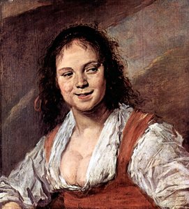 Jonge vrouw door Frans Hals