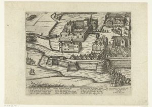 Inname van Breda, 1590 door Frans Hogenberg