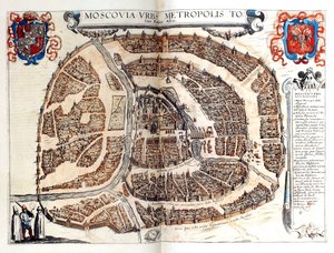 Kaart van Moskou, 1572