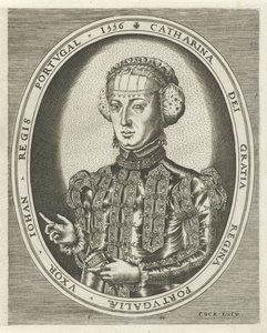 Portret van Catharina van Habsburg