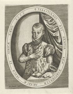 Portret van Sebastiaan I van Portugal
