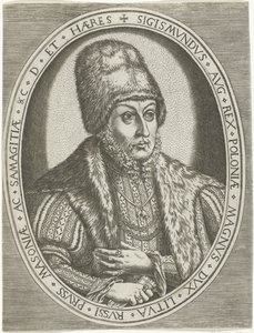 Portret van Sigismund II August door Frans Huys