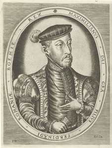 Portret van keizer Maximiliaan II Portretten van koningen, koninginnen, prinsen en prinsessen