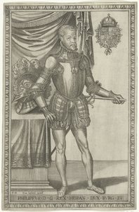 Portret van koning Filips II van Spanje door Frans Huys