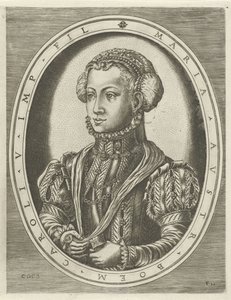 Portret van koningin Maria van Bohemen