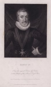Hendrik IV, koning van Frankrijk (gravure)