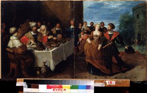 Het feest van Herodes door Frans II Francken