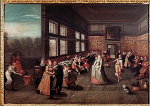 Dansers aan het Vlaamse hof (schilderij)