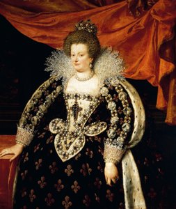 Portret van Maria de Medici door Frans II Pourbus